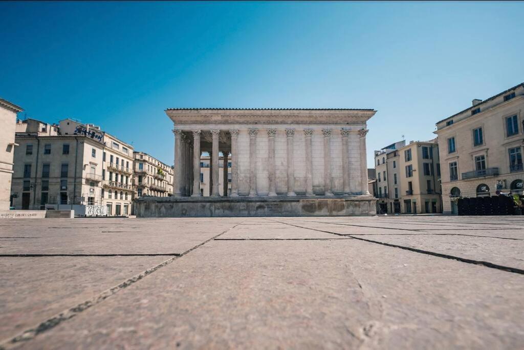 L'Historien - Avec Balcon Coeur De Nimes Leilighet Eksteriør bilde